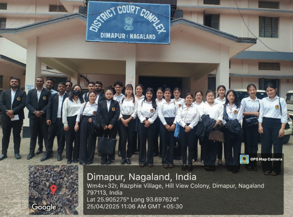 Law Students Visit District & Sessions Court, Dimapur